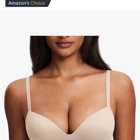 Push-up wireless bra, beige, 36C - Picture 3 of 4